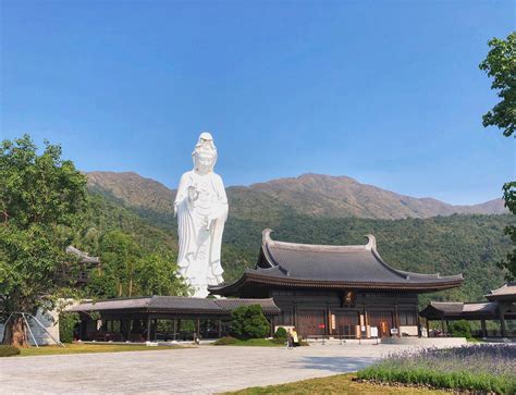 香港慈恩寺|【慈山寺一日遊2024】慈山寺賞觀音像、遊佛殿，一。